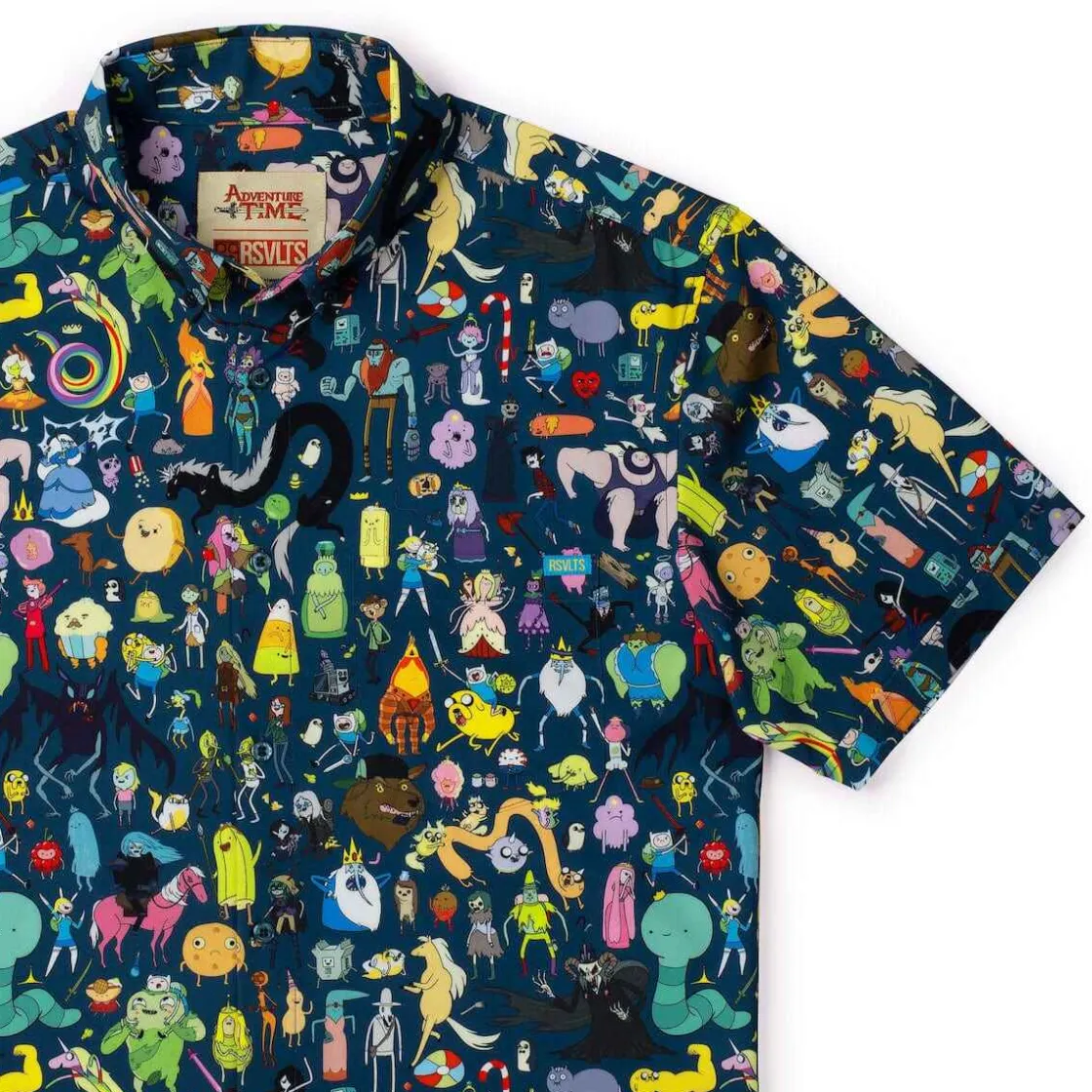 Adventure Time|Warner Bros.|Adventure Time "Who's Who of Ooo" – KUNUFLEX Short Sleeve Shirt