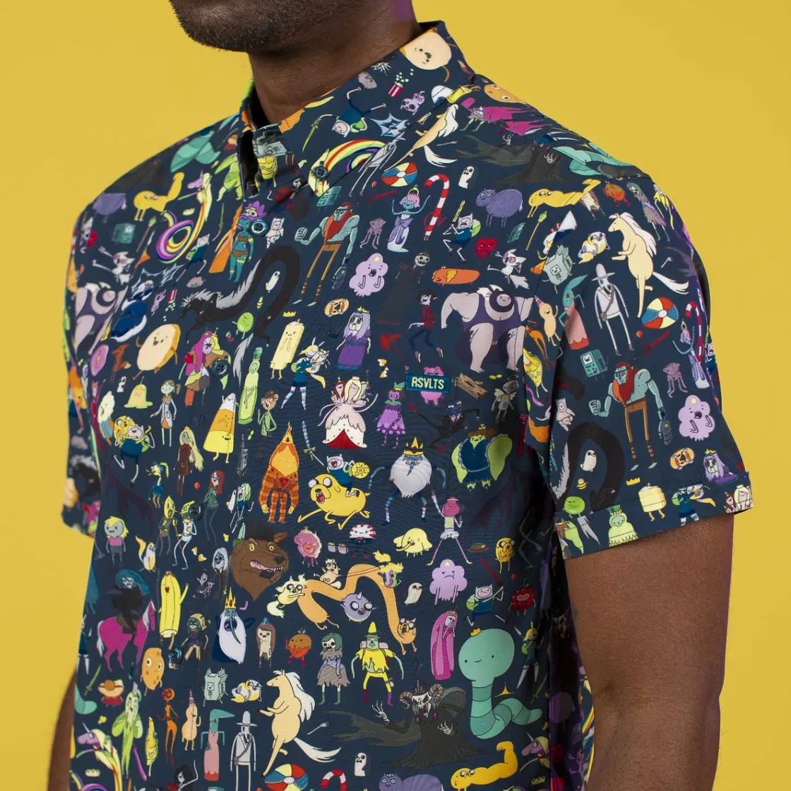 Adventure Time|Warner Bros.|Adventure Time "Who's Who of Ooo" – KUNUFLEX Short Sleeve Shirt
