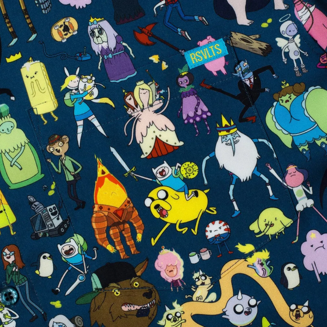 Adventure Time|Warner Bros.|Adventure Time "Who's Who of Ooo" – KUNUFLEX Short Sleeve Shirt