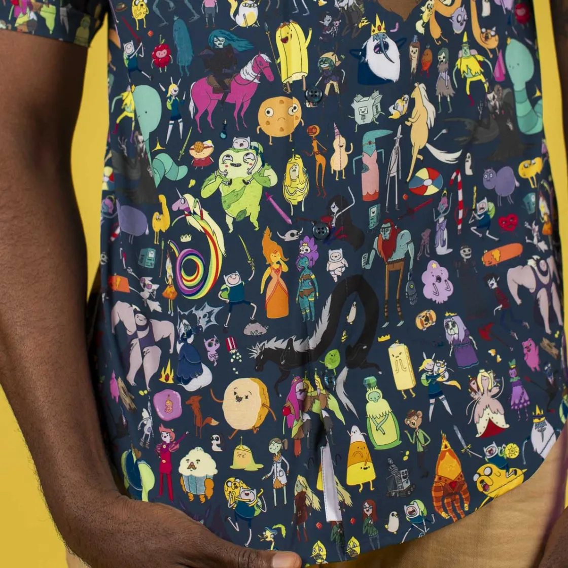 Adventure Time|Warner Bros.|Adventure Time "Who's Who of Ooo" – KUNUFLEX Short Sleeve Shirt