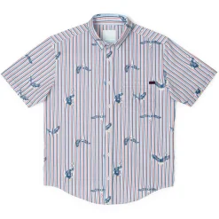 Short Sleeve Shirts|Americana|RSVLTS America's Got Talons – Stretch Seersucker Short Sleeve Shirt