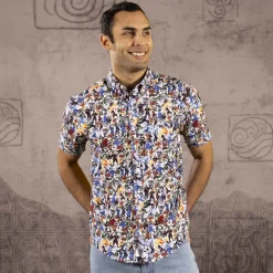 Avatar|Nickelodeon|Nickelodeon Avatar: The Last Airbender "The Aang Gang" – KUNUFLEX Short Sleeve Shirt