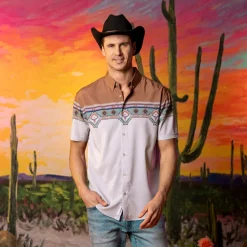 Short Sleeve Shirts|Short Sleeves|RSVLTS Back at the Ranch – KUNUFLEX Short Sleeve Shirt