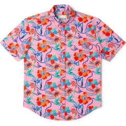 Short Sleeve Shirts|Short Sleeves|RSVLTS Back to the Fuchsia – KUNUFLEX Short Sleeve Shirt