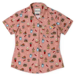 Short Sleeve Shirts|Rsvlts|RSVLTS Bacon, Ink, and Cheese – Women's KUNUFLEX Short Sleeve Shirt