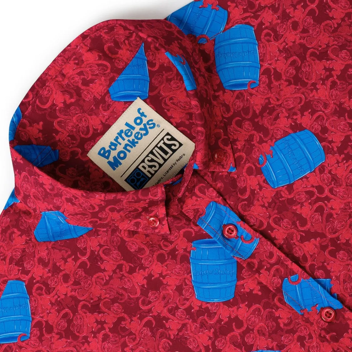 Hasbro|Game Night|Game Night Barrel of Monkeys "Monkeyin’ Around" – KUNUFLEX Short Sleeve Shirt