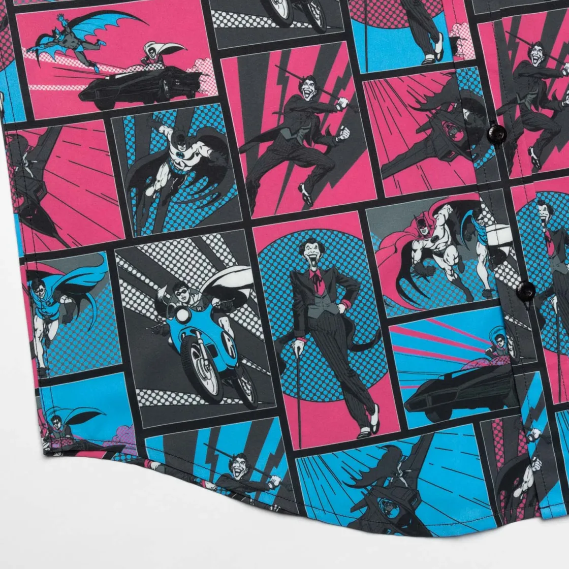 Paging Mr. Morrow|Dc|Batman "Funny Papers" – KUNUFLEX Short Sleeve Shirt