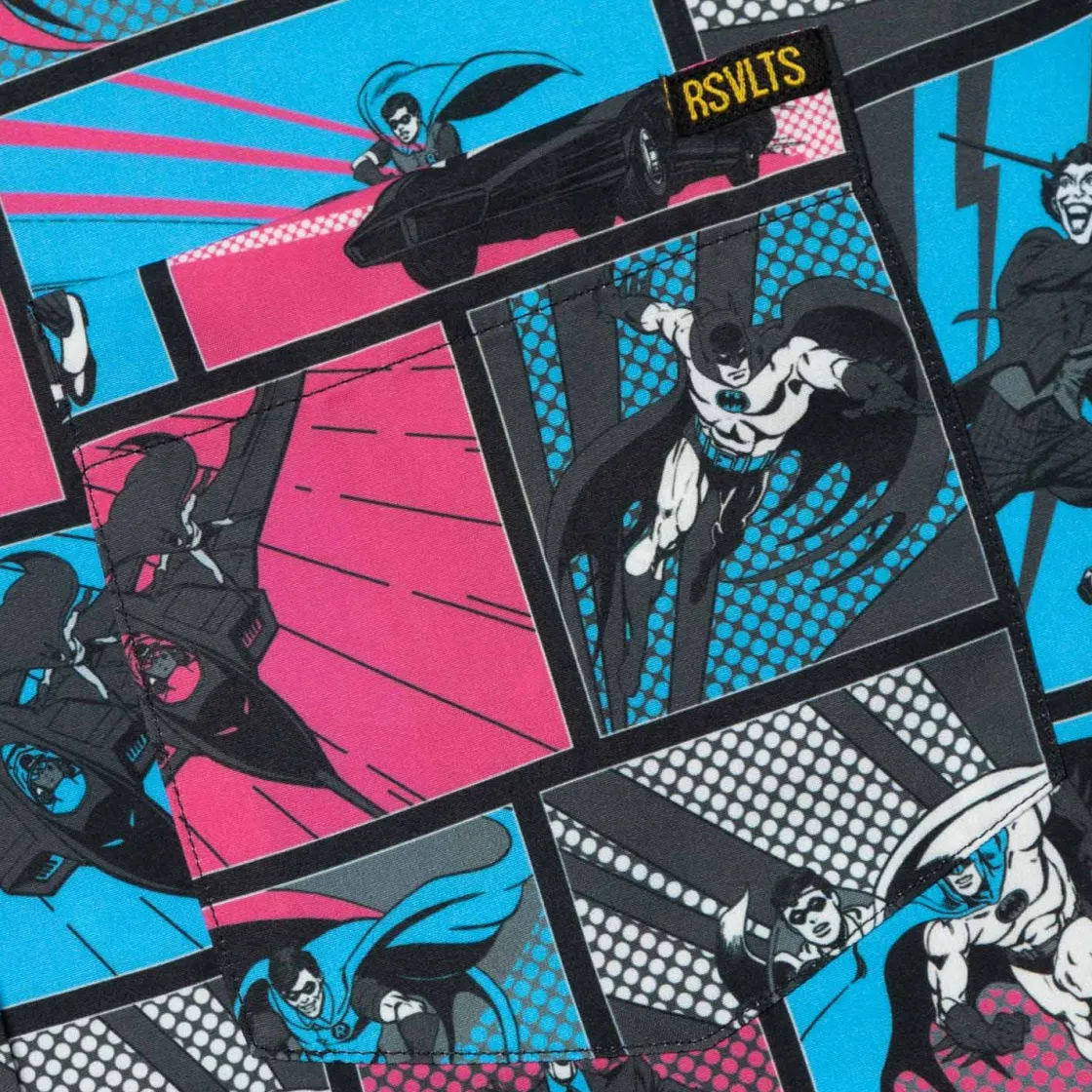 Paging Mr. Morrow|Dc|Batman "Funny Papers" – KUNUFLEX Short Sleeve Shirt
