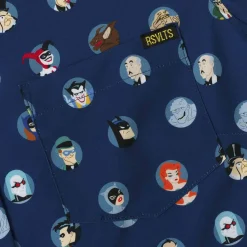 Dc|Batman|Batman : The Animated Series "Villains & Vigilantes" – Women's KUNUFLEX Short Sleeve Shirt