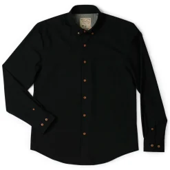 Flannels|Long Sleeves|RSVLTS Black – BorlandFlex™ Long Sleeve Flannel