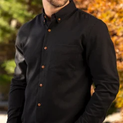 Flannels|Long Sleeves|RSVLTS Black – BorlandFlex™ Long Sleeve Flannel