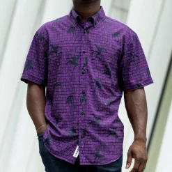 Marvel|Marvel|Marvel Black Panther "Wakanda Forever" – KUNUFLEX Short Sleeve Shirt