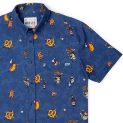 Short Sleeve Shirts|Baseball|RSVLTS Bleacher Bites – KUNUFLEX Short Sleeve Shirt
