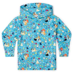 Bluey|Hoodies|Bluey "Beach Day" – Preschooler Performance Hoodie