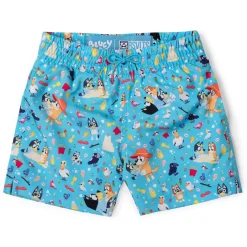 Bluey|Shorts|Bluey "Beach Day" – Youth Hybrid Shorts