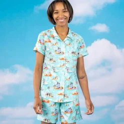 Bluey|Bluey "Everybody in the Pool" – Women's KUNUFLEX Short Sleeve Shirt