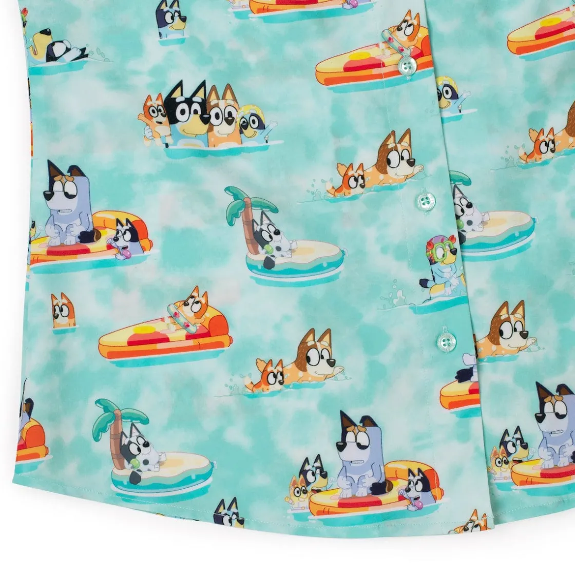 Bluey|Bluey "Everybody in the Pool" – Women's KUNUFLEX Short Sleeve Shirt