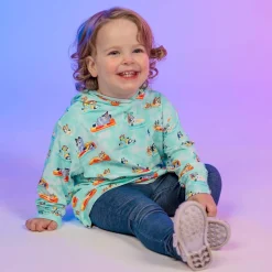 Bluey|Hoodies|Bluey "Everybody in the Pool" – Preschooler Performance Hoodie