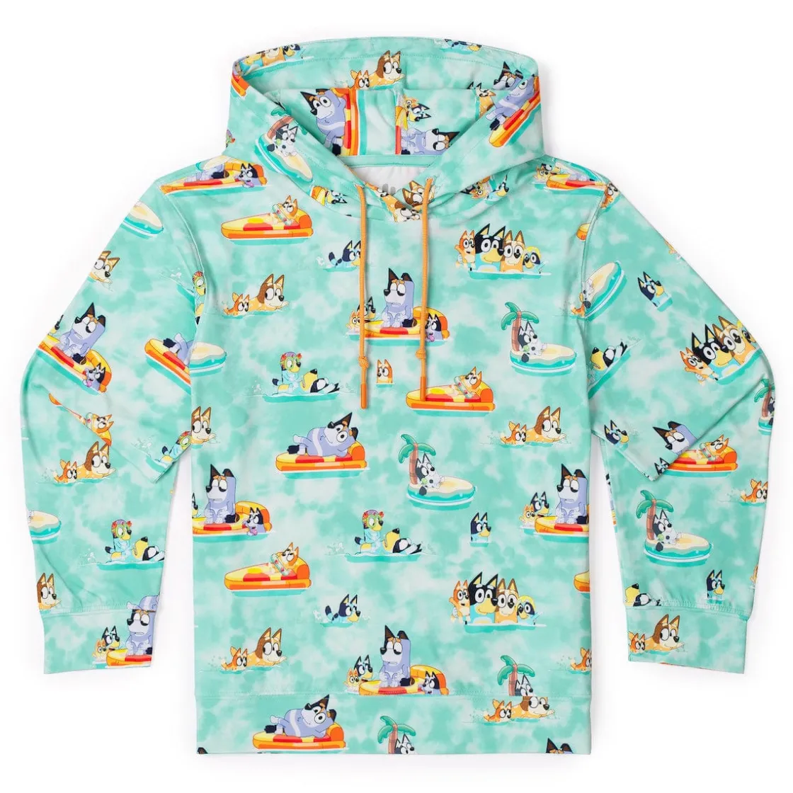 Bluey|Hoodies|Bluey "Everybody in the Pool" – Youth Performance Hoodie