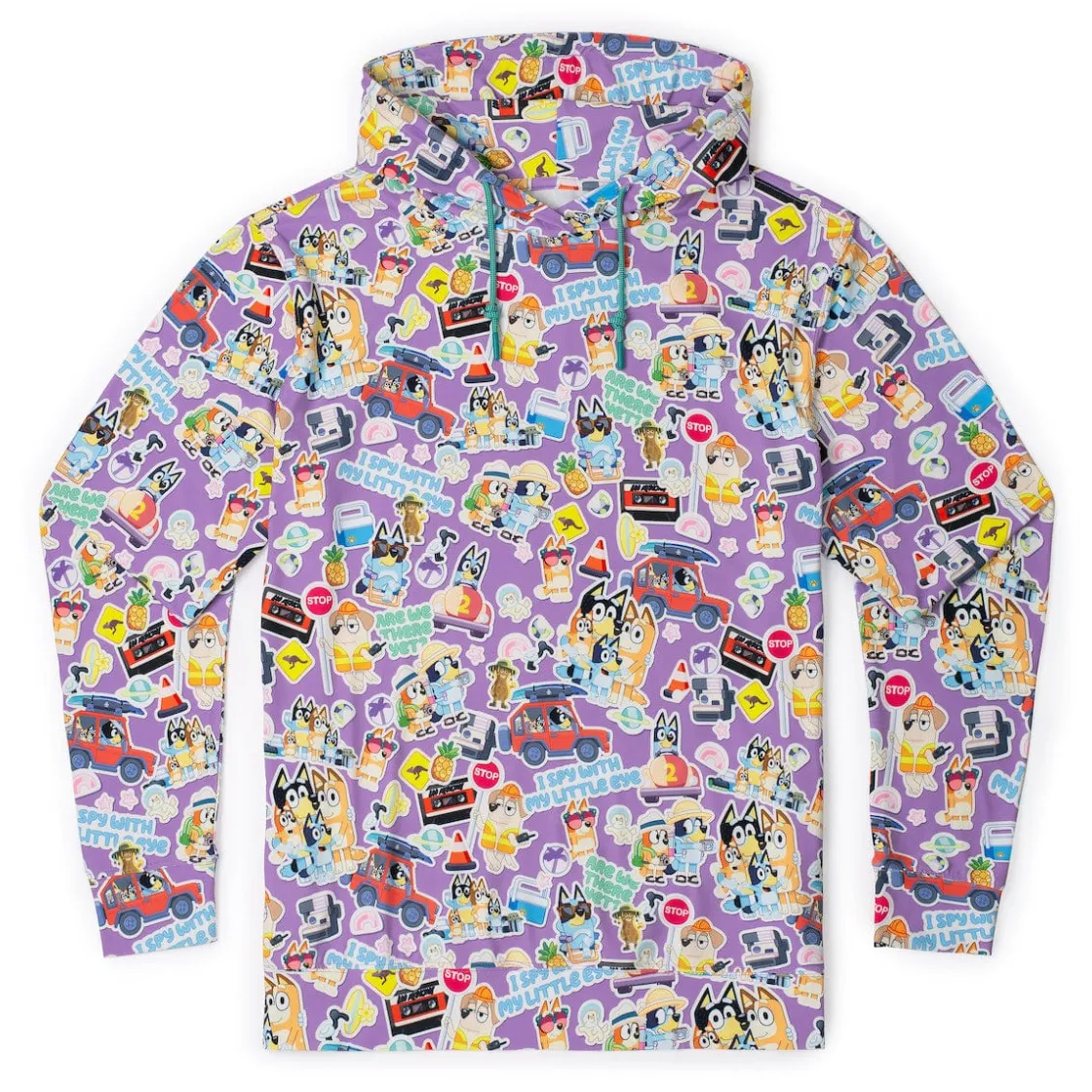 Bluey|Outerwear|Bluey "Let's Motor" – Performance Hoodie