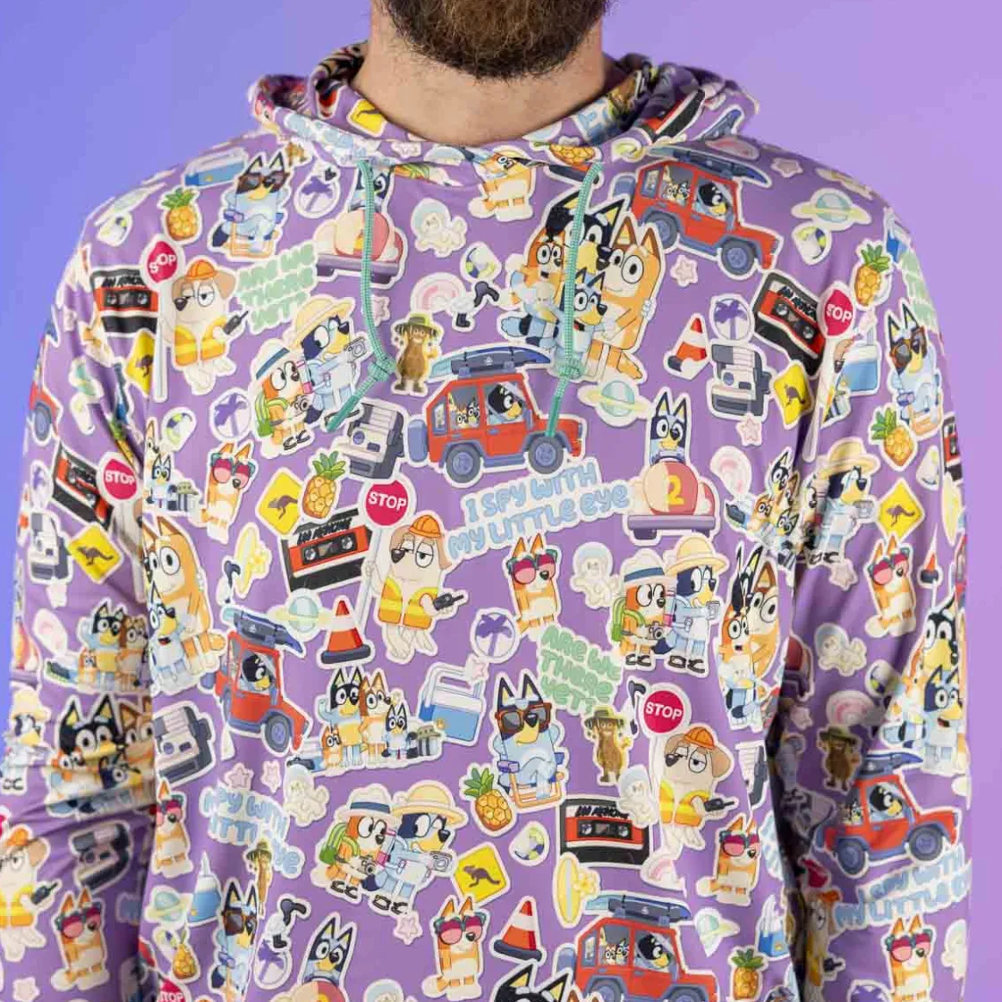 Bluey|Outerwear|Bluey "Let's Motor" – Performance Hoodie