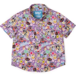 Bluey|Preschool (2t-5t)|Bluey "Let's Motor" – Preschooler KUNUFLEX Short Sleeve Shirt