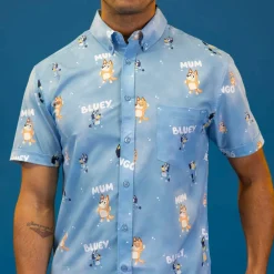Bluey|Short Sleeves|Bluey "Meet the Heelers" – KUNUFLEX Short Sleeve Shirt