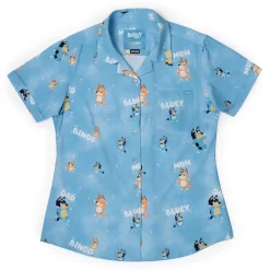Bluey|Bluey "Meet the Heelers" – Women's KUNUFLEX Short Sleeve Shirt