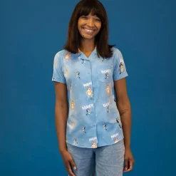 Bluey|Bluey "Meet the Heelers" – Women's KUNUFLEX Short Sleeve Shirt