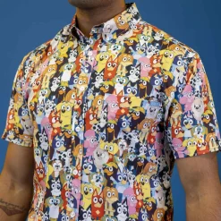 Bluey|Short Sleeves|Bluey "Primary Pals" – KUNUFLEX Short Sleeve Shirt