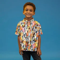 Bluey|Preschool (2t-5t)|Bluey "Primary Pals" – Preschooler KUNUFLEX Short Sleeve Shirt