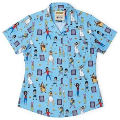 Bob's Burgers|Bob's Burgers Bob's Burgers "Flippin’ Fantastic" – Women's KUNUFLEX Short Sleeve Shirt