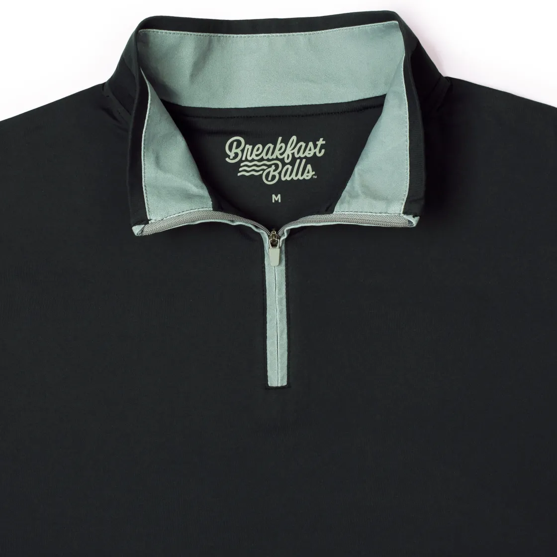 Quarter Zips|Originals|Breakfast Balls ® "Black" – Quarter Zip