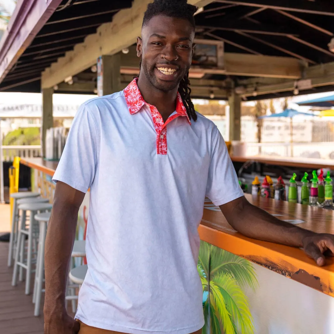 Polos|Basics|Breakfast Balls ® “Droppin’ Palms” All-Day Polo