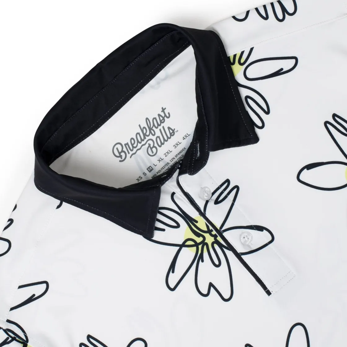 Polos|Originals|Breakfast Balls ® "Flower Doodle" – All-Day Polo