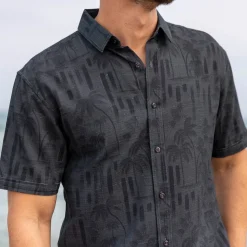 Short Sleeve Shirts|Bamboo|RSVLTS Bula (After Dark) – Bamboo Short Sleeve Shirt