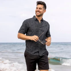 Short Sleeve Shirts|Bamboo|RSVLTS Bula (After Dark) – Bamboo Short Sleeve Shirt