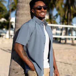 Short Sleeve Shirts|Short Sleeves|RSVLTS Cabana Collection "Summer Storm" – KUNUFLEX Short Sleeve Shirt