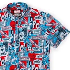 Paging Mr. Morrow|Captain America|Marvel Captain America "The First Avenger" – KUNUFLEX Short Sleeve Shirt