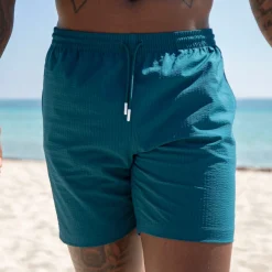 Shorts|Seersucker|RSVLTS Chesapeake Bay – Stretch Seersucker Hybrid Shorts