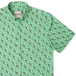 Short Sleeve Shirts|Short Sleeves|RSVLTS Classic Refresh-Mint – KUNUFLEX Short Sleeve Shirt