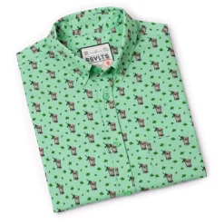 Short Sleeve Shirts|Short Sleeves|RSVLTS Classic Refresh-Mint – KUNUFLEX Short Sleeve Shirt
