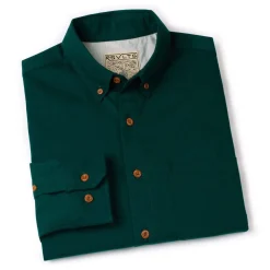 Flannels|Long Sleeves|RSVLTS Dark Emerald – BorlandFlex™ Long Sleeve Flannel
