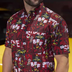 Deadpool|Marvel|Marvel Deadpool & Wolverine "Snikts & Smooches" – KUNUFLEX Short Sleeve Shirt