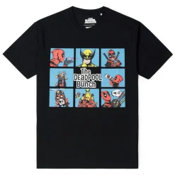 Deadpool|Marvel|Marvel Deadpool & Wolverine "The Deadpool Bunch" – Crewneck Tee
