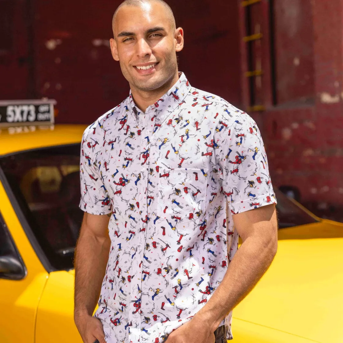 Deadpool|Marvel|Marvel Deadpool & Wolverine "This Is So Us" – KUNUFLEX Short Sleeve Shirt