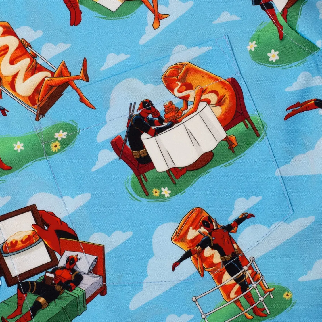 Deadpool|Marvel|Marvel Deadpool "Chimichanga Dreams" – KUNUFLEX Short Sleeve Shirt