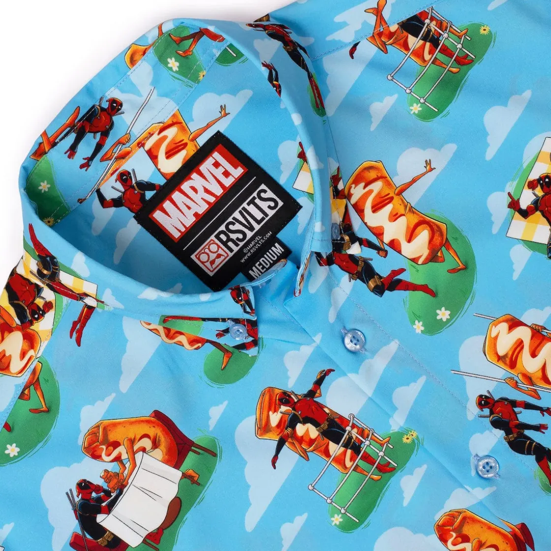 Deadpool|Marvel|Marvel Deadpool "Chimichanga Dreams" – KUNUFLEX Short Sleeve Shirt