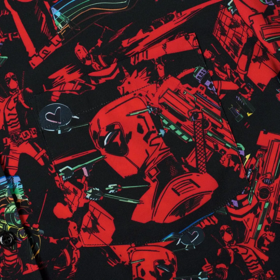 Deadpool|Marvel|Marvel Deadpool "Maximum Effort" – KUNUFLEX Short Sleeve Shirt