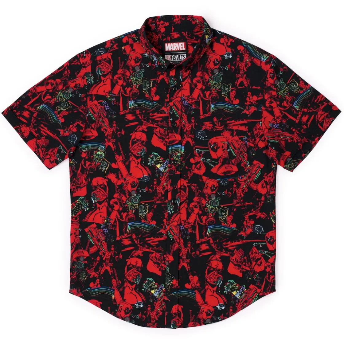 Deadpool|Marvel|Marvel Deadpool "Maximum Effort" – KUNUFLEX Short Sleeve Shirt
